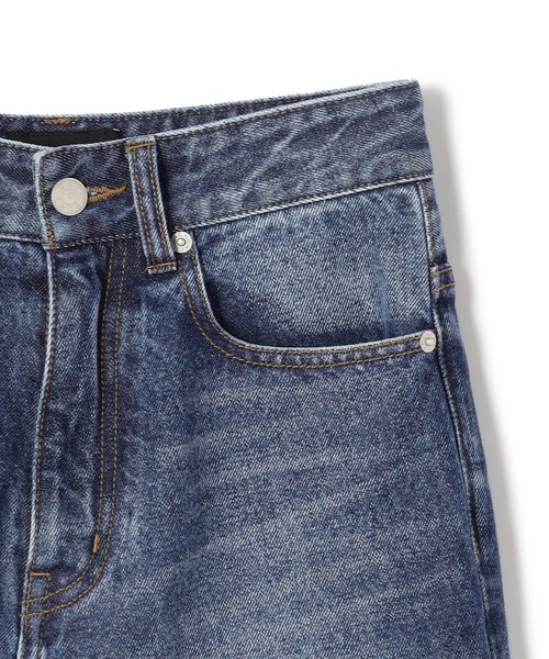 N.O.R.C（ノーク）の「デニムストレートワイドパンツ（デニムパンツ・レディース・ライトインディゴブルー/インディゴブルー・24/26）」の22枚目の写真