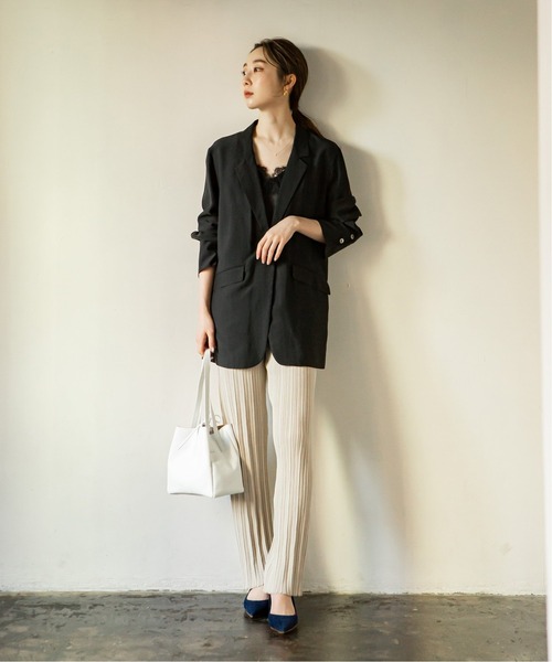 TSURU by ALESSANDRA STELLA（ツル バイ アレッサンドラ ステラ）の「【TSURU by MARIKO OIKAWA】別注Lafayetteチャンキーヒール◆（パンプス・レディース・ネイビー/グレー・38/39/36/37）」の3枚目の写真