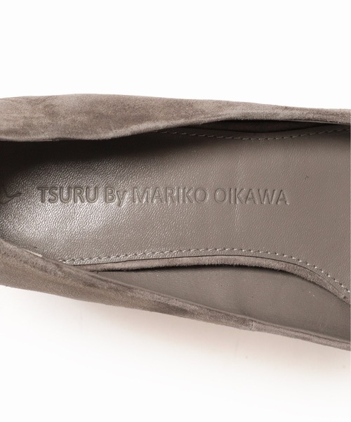TSURU by ALESSANDRA STELLA（ツル バイ アレッサンドラ ステラ）の「【TSURU by MARIKO OIKAWA】別注Lafayetteチャンキーヒール◆（パンプス・レディース・ネイビー/グレー・38/39/36/37）」の4枚目の写真