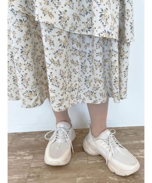 Areeam(アリーム)の「厚底スニーカー(スニーカー・レディース・ピンク/アイボリー・M/L)」の11枚目の写真