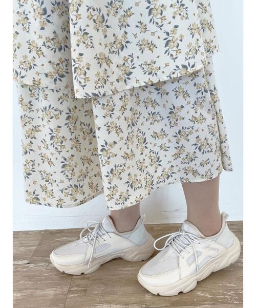 Areeam(アリーム)の「厚底スニーカー(スニーカー・レディース・ピンク/アイボリー・M/L)」の12枚目の写真