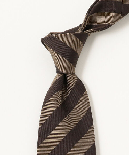 BEAMS F / Fermo Fossati レジメンタルストライプ ネクタイ