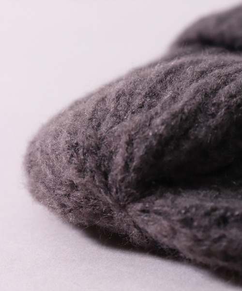 BAYBLO(ベイブロ)の「(SB)【ユニセックス】【ふっくら、肉厚】ニットキャップ(ニットキャップ/ビーニー・レディース・ブラック/チャコールグレー/杢グレー/ワイン/ダークオレンジ/ベージュ/オリーブ/ブルー/サックスブルー・FREE)」の19枚目の写真