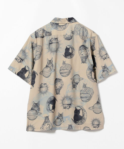 ビームス マミタス/ 猫総柄シャツブラウス mmts tシャツ 「UNISEX