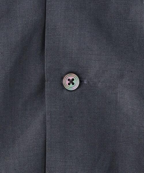 Camoshita（カモシタ）の「＜Camoshita（カモシタ）＞ オープンカラー シャツブルゾン（ブルゾン・メンズ・ダークグレー/ライラック・S/M/L）」の12枚目の写真