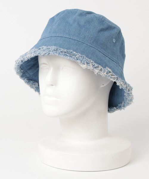 Flowering（フラワーリング）の「コットンフリンジハット（ハット・レディース・ベージュ/ネイビー/カーキ/サックスブルー・FREE）」の11枚目の写真