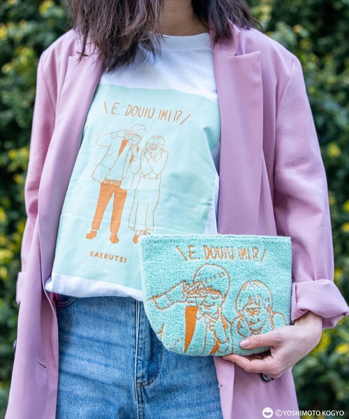 ACCOMMODE（アコモデ）の「ヨシモト　バイカラーTシャツ（Tシャツ/カットソー・レディース・その他1/その他2/その他3/その他4/その他5・FREE）」の2枚目の写真