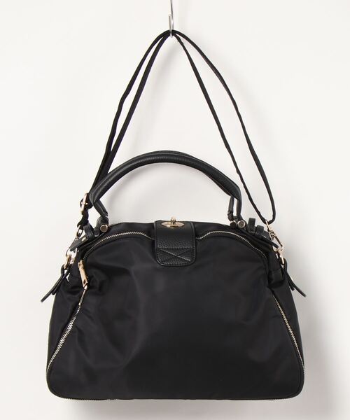 RiNc （リンク）の「【 NOLITA / ノリータ 】ボストン型 ショルダーストラップ付 ハンドバッグ ２Way ショルダーバッグ（ハンドバッグ・レディース・グレー/ブラック・FREE）」の12枚目の写真