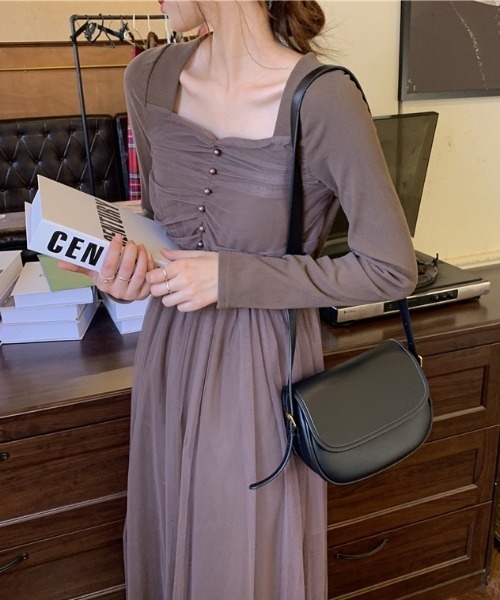 yuue' ( wear )（ユーイ）の「ショルダーバッグ（ショルダーバッグ・レディース・ブラック/ダークブラウン/ボルドー・FREE）」の2枚目の写真