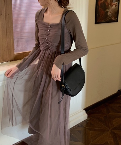 yuue' ( wear )（ユーイ）の「ショルダーバッグ（ショルダーバッグ・レディース・ブラック/ダークブラウン/ボルドー・FREE）」の7枚目の写真