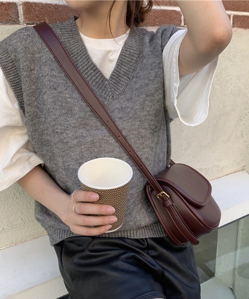 yuue' ( wear )（ユーイ）の「ショルダーバッグ（ショルダーバッグ・レディース・ブラック/ダークブラウン/ボルドー・FREE）」の14枚目の写真