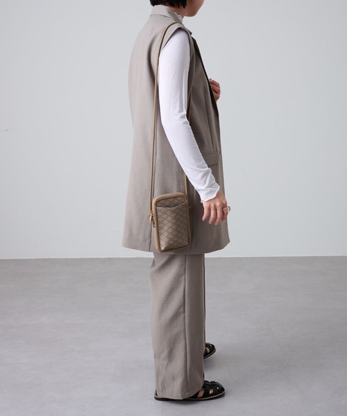 COLONY 2139(コロニートゥーワンスリーナイン)の「テックリネンジレ(その他アウター・レディース・ベージュ/モカ・FREE)」の19枚目の写真