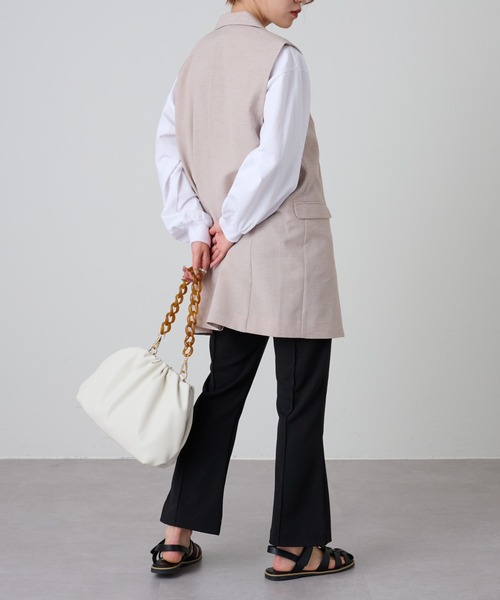 COLONY 2139(コロニートゥーワンスリーナイン)の「テックリネンジレ(その他アウター・レディース・ベージュ/モカ・FREE)」の15枚目の写真