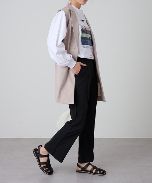 COLONY 2139(コロニートゥーワンスリーナイン)の「テックリネンジレ(その他アウター・レディース・ベージュ/モカ・FREE)」の11枚目の写真