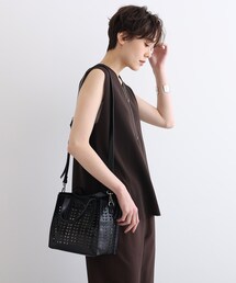 INDIVI | 【マルチWAY/ポーチ付き】カットメッシュバッグ(ハンドバッグ)