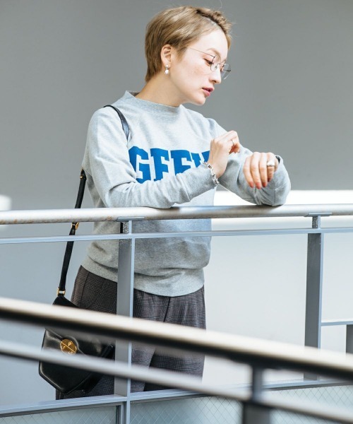 oblekt（オブレクト）の「【高山都×oblekt】 ストレッチオーガニックスウェット（スウェット・レディース・アイボリー/G/グレー/チャコールグレー・FREE）」の6枚目の写真