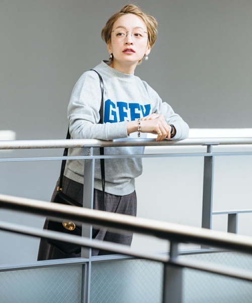 oblekt（オブレクト）の「【高山都×oblekt】 ストレッチオーガニックスウェット（スウェット・レディース・アイボリー/G/グレー/チャコールグレー・FREE）」の7枚目の写真