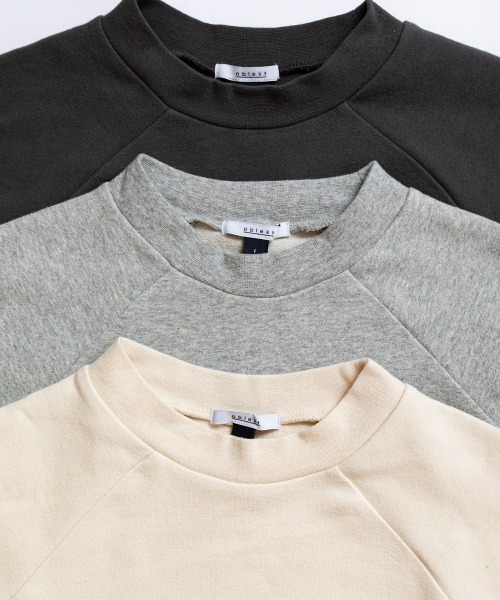 oblekt（オブレクト）の「【高山都×oblekt】 ストレッチオーガニックスウェット（スウェット・レディース・アイボリー/G/グレー/チャコールグレー・FREE）」の11枚目の写真