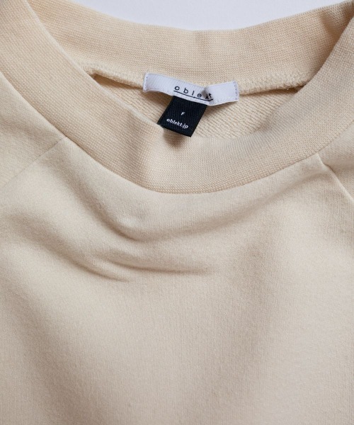 oblekt（オブレクト）の「【高山都×oblekt】 ストレッチオーガニックスウェット（スウェット・レディース・アイボリー/G/グレー/チャコールグレー・FREE）」の5枚目の写真
