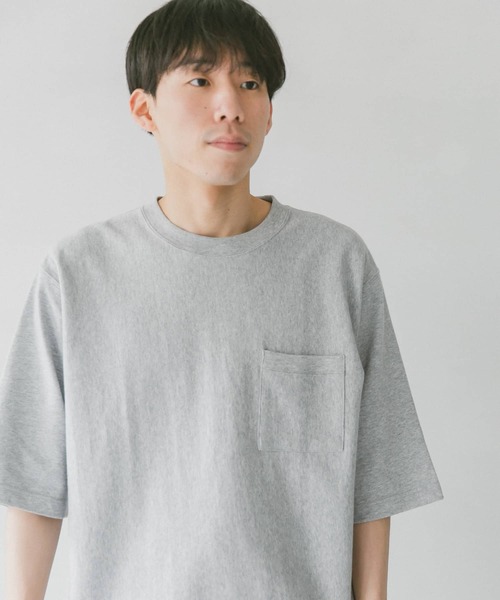 URBAN RESEARCH DOORS（アーバンリサーチドアーズ）の「ヘビーオンス ハーフスリーブTシャツ（Tシャツ/カットソー・メンズ・ホワイト/グリーン/グレー/ブルー/ブラウン・X-LARGE/MEDIUM/LARGE）」の11枚目の写真
