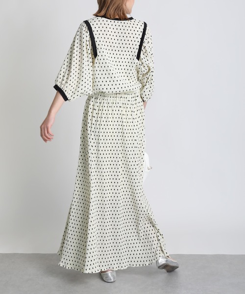 PICCIN（ピッチン）の「ドット楊柳プリントブラウス（シャツ/ブラウス・レディース・ブラック/オフホワイト・M/L）」の22枚目の写真