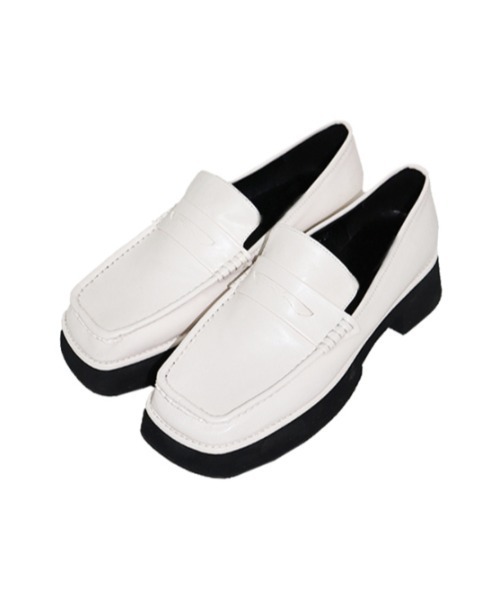 AMAIL(アマイル)の「Bulky sole loafer(ローファー・レディース・ブラック/イエロー/アイボリー・S/M/L)」の14枚目の写真