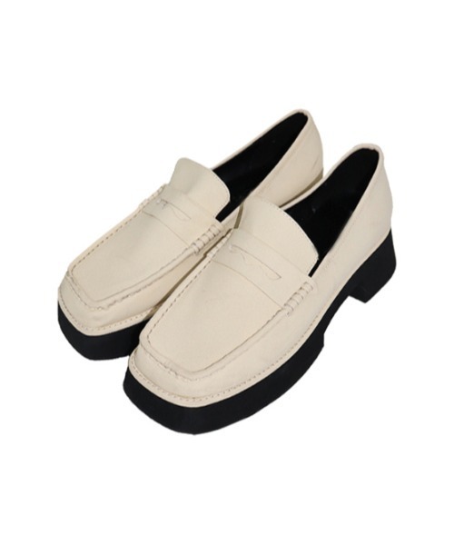 AMAIL(アマイル)の「Bulky sole loafer(ローファー・レディース・ブラック/イエロー/アイボリー・S/M/L)」の15枚目の写真