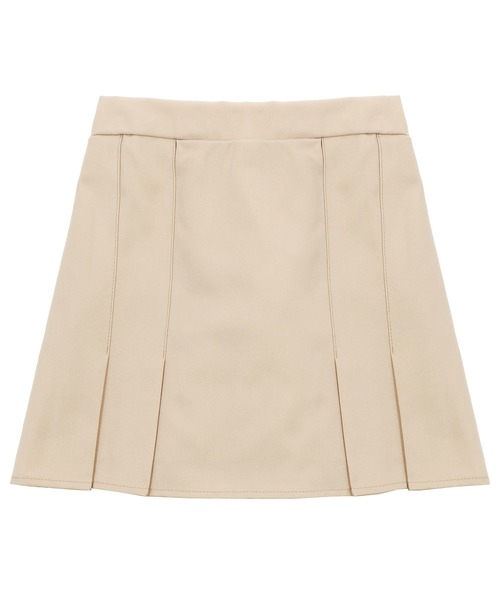 Figments(フィグメンツ)の「サイドプリーツミニスカート(スカート・レディース・ブラック/ベージュ・FREE)」の3枚目の写真