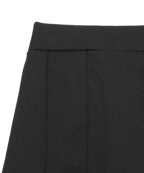 Figments(フィグメンツ)の「サイドプリーツミニスカート(スカート・レディース・ブラック/ベージュ・FREE)」の5枚目の写真