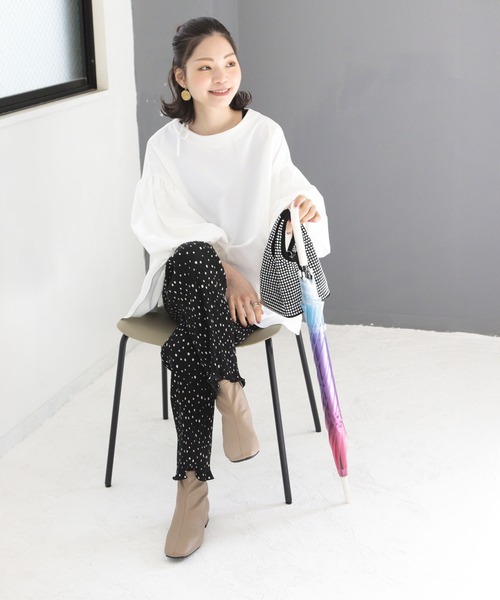 SOROTTO（ソロット）の「【晴雨兼用】レインブーツ 生活防水ソフトフェイクレザー（レインシューズ・レディース・ブラック/アイボリー/グレイッシュベージュ・LL/3L/S/M/L）」の7枚目の写真