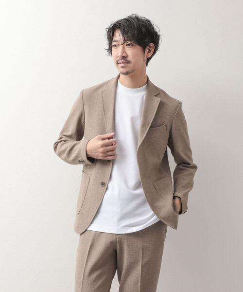 NOLLEY'S goodman(ノーリーズグッドマン)の「ブッチャー イージーJK (※速乾性とストレッチ性抜群の快適素材)(テーラードジャケット・メンズ・ベージュ/ネイビー/グレー・LARGE/MEDIUM/SMALL/X-LARGE)」の19枚目の写真