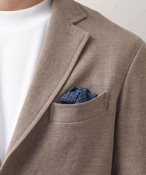 NOLLEY'S goodman(ノーリーズグッドマン)の「ブッチャー イージーJK (※速乾性とストレッチ性抜群の快適素材)(テーラードジャケット・メンズ・ベージュ/ネイビー/グレー・LARGE/MEDIUM/SMALL/X-LARGE)」の20枚目の写真