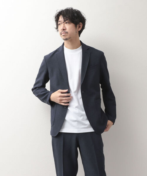 NOLLEY'S goodman(ノーリーズグッドマン)の「ブッチャー イージーJK (※速乾性とストレッチ性抜群の快適素材)(テーラードジャケット・メンズ・ベージュ/ネイビー/グレー・LARGE/MEDIUM/SMALL/X-LARGE)」の8枚目の写真