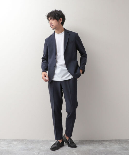 NOLLEY'S goodman(ノーリーズグッドマン)の「ブッチャー イージーJK (※速乾性とストレッチ性抜群の快適素材)(テーラードジャケット・メンズ・ベージュ/ネイビー/グレー・LARGE/MEDIUM/SMALL/X-LARGE)」の10枚目の写真