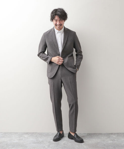 NOLLEY'S goodman(ノーリーズグッドマン)の「ブッチャー イージーJK (※速乾性とストレッチ性抜群の快適素材)(テーラードジャケット・メンズ・ベージュ/ネイビー/グレー・LARGE/MEDIUM/SMALL/X-LARGE)」の14枚目の写真