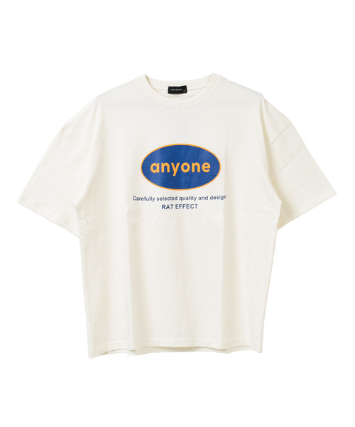 RAT EFFECT（ラットエフェクト）の「anyoneサークルロゴプリントTシャツ（Tシャツ/カットソー・キッズ・オフホワイト/チャコールグレー/ブラック/ライトグレー/ライトブルー・120/130/140/150/160）」の12枚目の写真