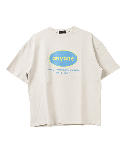 RAT EFFECT（ラットエフェクト）の「anyoneサークルロゴプリントTシャツ（Tシャツ/カットソー・キッズ・オフホワイト/チャコールグレー/ブラック/ライトグレー/ライトブルー・120/130/140/150/160）」の14枚目の写真