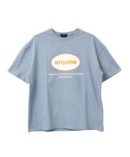 RAT EFFECT（ラットエフェクト）の「anyoneサークルロゴプリントTシャツ（Tシャツ/カットソー・キッズ・オフホワイト/チャコールグレー/ブラック/ライトグレー/ライトブルー・120/130/140/150/160）」の15枚目の写真