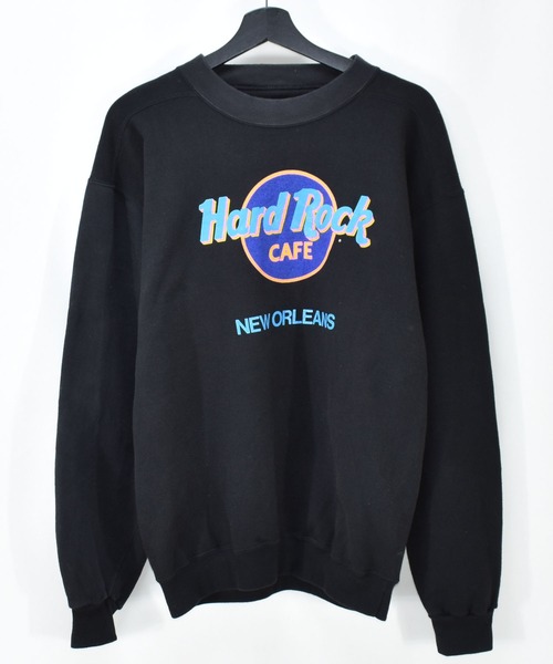 ヴィンテージ古着 ロゴ Hard スウェット Rock Cafe ハードロックカフェ プリントスウェット ロゴ Usa製 スウェット