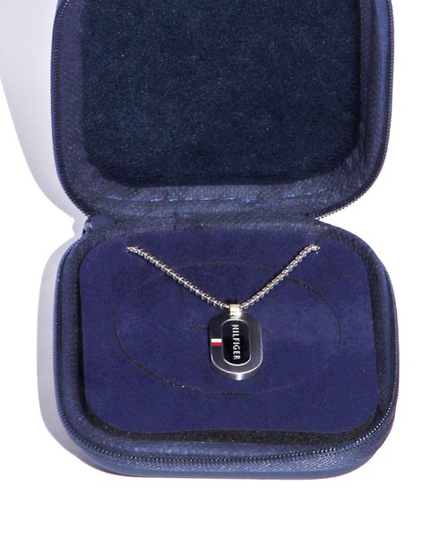 TOMMY HILFIGER（トミーヒルフィガー）の「TOMMY HILFIGER/トミーヒルフィガー ロゴプレートネックレス（ネックレス・メンズ・シルバー・FREE）」の12枚目の写真