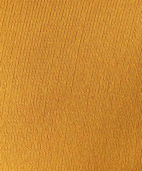 OPAQUE.CLIP（オペークドットクリップ）の「◆総針ショルダータックニット（ニット/セーター・レディース・ダークグリーン/オフホワイト/イエロー・38）」の13枚目の写真