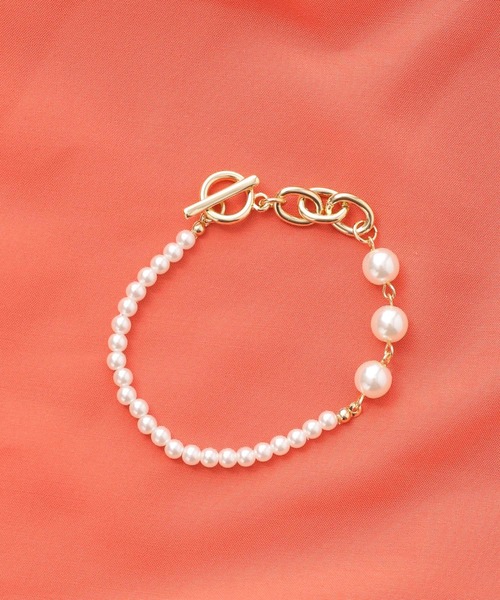 LEPSIM(レプシィム)の「【パーソナルカラーに合わせて選べる】ブレスレット 280242(ブレスレット・レディース・シルバー/ゴールド/シルバー×ゴールド・ONE SIZE)」の3枚目の写真