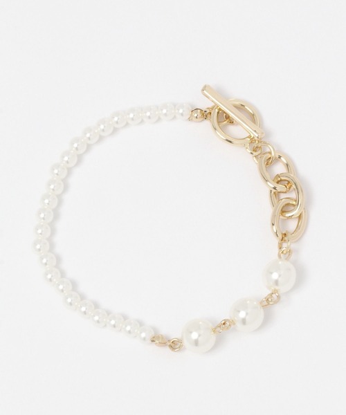 LEPSIM(レプシィム)の「【パーソナルカラーに合わせて選べる】ブレスレット 280242(ブレスレット・レディース・シルバー/ゴールド/シルバー×ゴールド・ONE SIZE)」の6枚目の写真