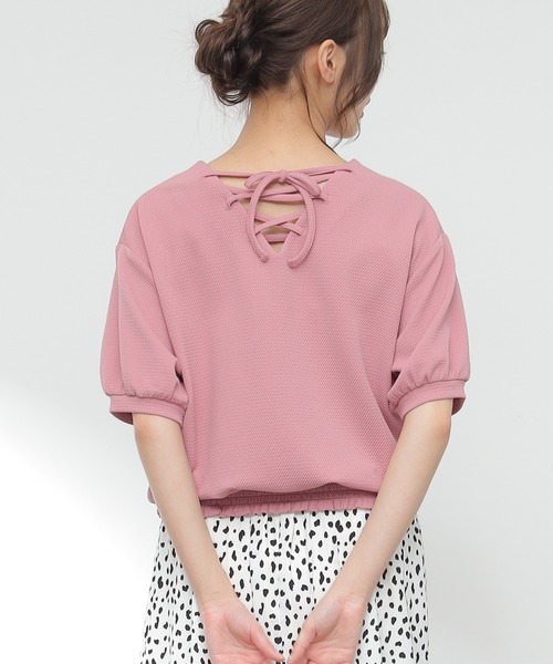 セール 後レースアップトップス Tシャツ カットソー Honeys ハニーズ のファッション通販 Zozotown