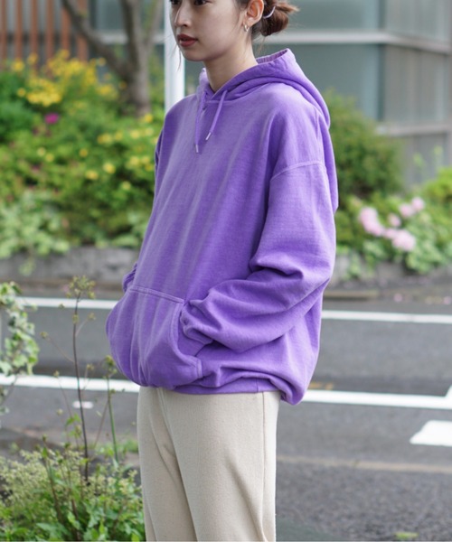 TOWNCRAFT(タウンクラフト)の「TOWNCRAFT / タウンクラフト PIGMENT PULL HOODIE ヴィンテージ加工 プルオーバー パーカー フーディ(パーカー・メンズ・ブルーグレー/パープル/ネイビー/スモークピンク/グリーン/ブラック/ベージュ・X-LARGE/LARGE/XX-LARGE/MEDIUM)」の17枚目の写真