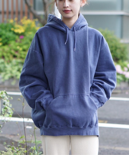 TOWNCRAFT(タウンクラフト)の「TOWNCRAFT / タウンクラフト PIGMENT PULL HOODIE ヴィンテージ加工 プルオーバー パーカー フーディ(パーカー・メンズ・ブルーグレー/パープル/ネイビー/スモークピンク/グリーン/ブラック/ベージュ・X-LARGE/LARGE/XX-LARGE/MEDIUM)」の20枚目の写真