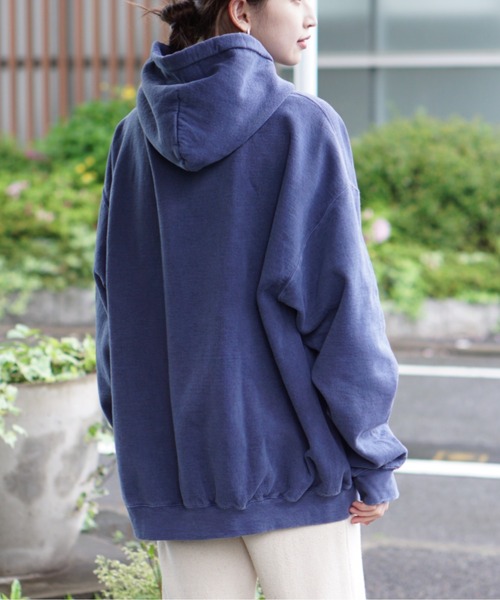 TOWNCRAFT(タウンクラフト)の「TOWNCRAFT / タウンクラフト PIGMENT PULL HOODIE ヴィンテージ加工 プルオーバー パーカー フーディ(パーカー・メンズ・ブルーグレー/パープル/ネイビー/スモークピンク/グリーン/ブラック/ベージュ・X-LARGE/LARGE/XX-LARGE/MEDIUM)」の21枚目の写真