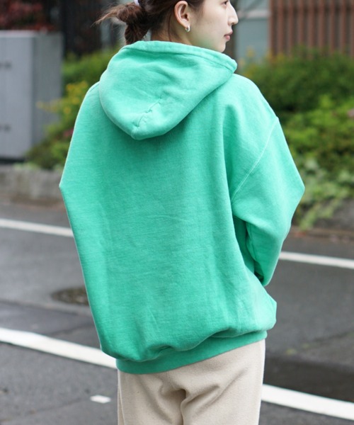 TOWNCRAFT(タウンクラフト)の「TOWNCRAFT / タウンクラフト PIGMENT PULL HOODIE ヴィンテージ加工 プルオーバー パーカー フーディ(パーカー・メンズ・ブルーグレー/パープル/ネイビー/スモークピンク/グリーン/ブラック/ベージュ・X-LARGE/LARGE/XX-LARGE/MEDIUM)」の13枚目の写真