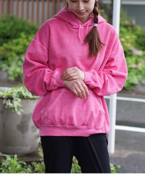 TOWNCRAFT(タウンクラフト)の「TOWNCRAFT / タウンクラフト PIGMENT PULL HOODIE ヴィンテージ加工 プルオーバー パーカー フーディ(パーカー・メンズ・ブルーグレー/パープル/ネイビー/スモークピンク/グリーン/ブラック/ベージュ・X-LARGE/LARGE/XX-LARGE/MEDIUM)」の14枚目の写真