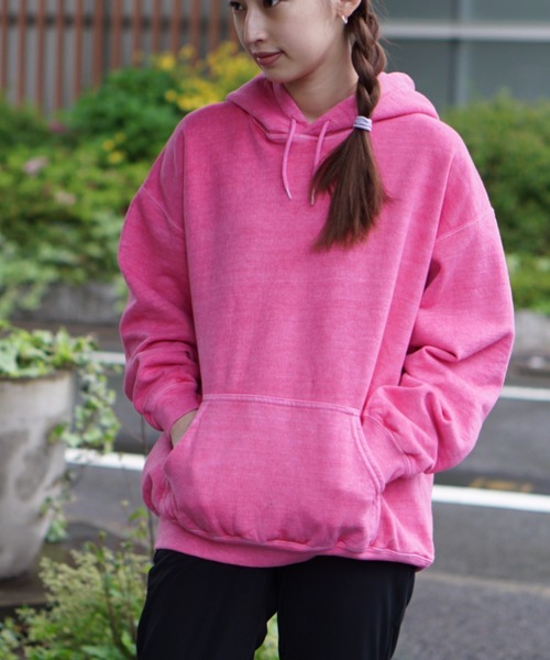 TOWNCRAFT(タウンクラフト)の「TOWNCRAFT / タウンクラフト PIGMENT PULL HOODIE ヴィンテージ加工 プルオーバー パーカー フーディ(パーカー・メンズ・ブルーグレー/パープル/ネイビー/スモークピンク/グリーン/ブラック/ベージュ・X-LARGE/LARGE/XX-LARGE/MEDIUM)」の15枚目の写真